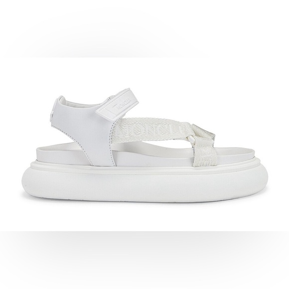 Moncler Catura Touch-Strap Sandals Women's size 38 - Picture 1 of 5